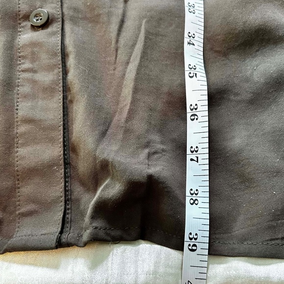 NEW PHOTOS! TUNIC, BUTTON UP, DARK OLIVE, SIZE 4X, LONG SLEEVES, 4 POCKETS, RAYO - Picture 14 of 16